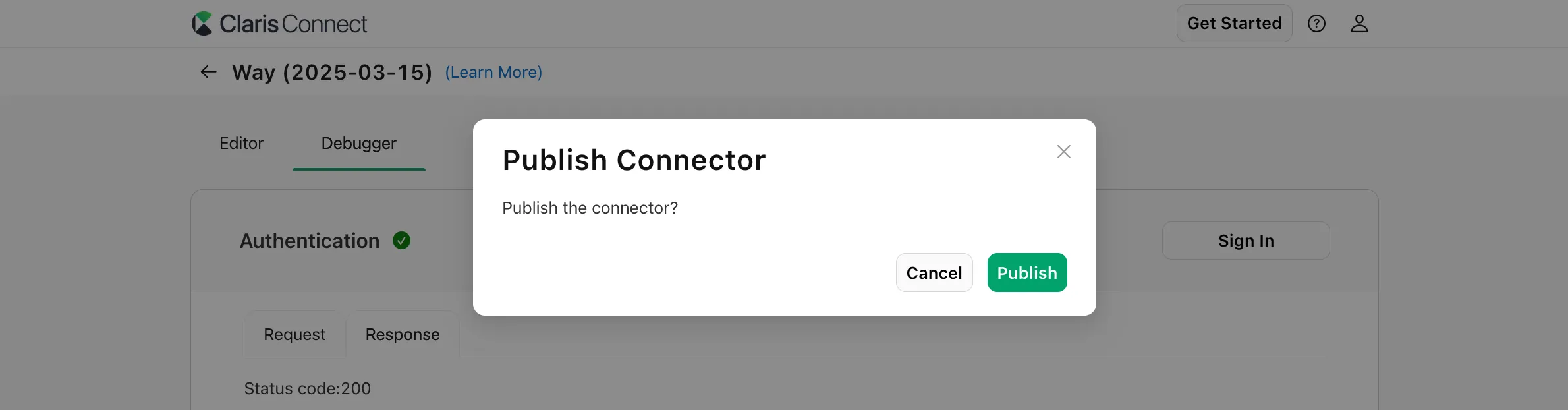 Confirm